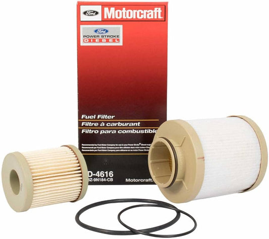Genuine Motorcraft FD-4616 Fuel Filter Kit | OEM Replacement for 2003–2007 Ford 6.0L Powerstroke Diesel