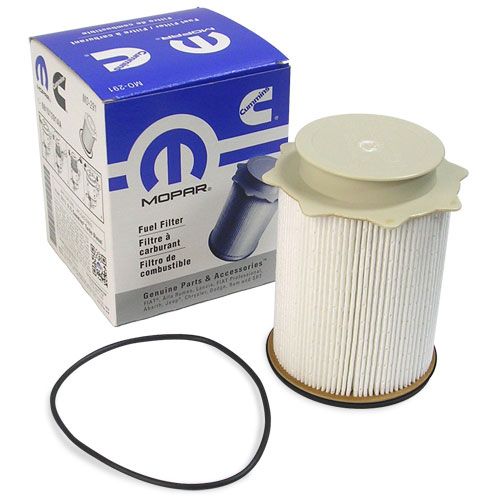 Genuine Mopar 68157291AA Fuel Filter (MO-291) | OEM Engine-Mounted NanoNet® Filter for Ram 6.7L Cummins