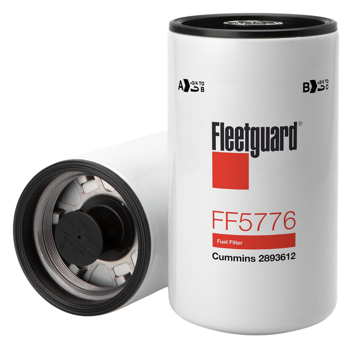 Genuine Fleetguard FF5776 Fuel Filter (Pack of 6) | OEM Secondary Filter for 2010–2012 Cummins 6.7L