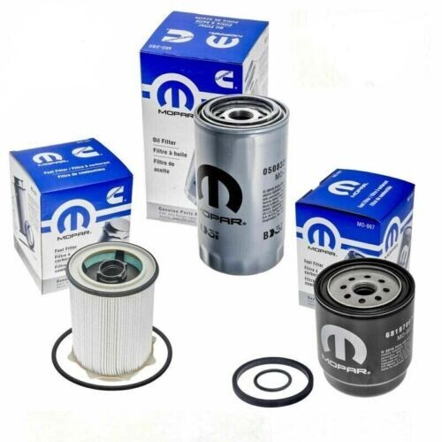 Mopar 2013–2018 Ram 6.7L Cummins Genuine Complete Filter Bundle (68157291AA, 68197867AB & 05083285AA) | OEM Service Kit