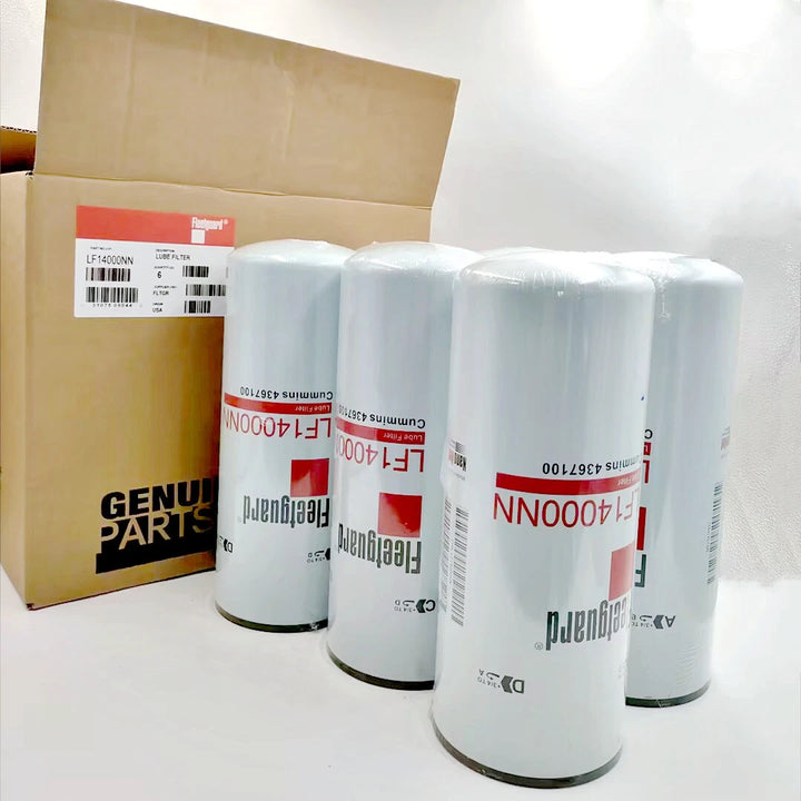 6 Pack Fleetguard LF14000NN Oil Filter Cummins ISX 4367100 NEW